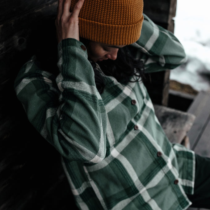 Camisa Singi Flannel Overshirt Mujer